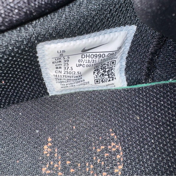 Nike Womens Court Zoom Pro DH0990-091 Black Basketball Shoes Sneakers Size 8 - Picture 8 of 9